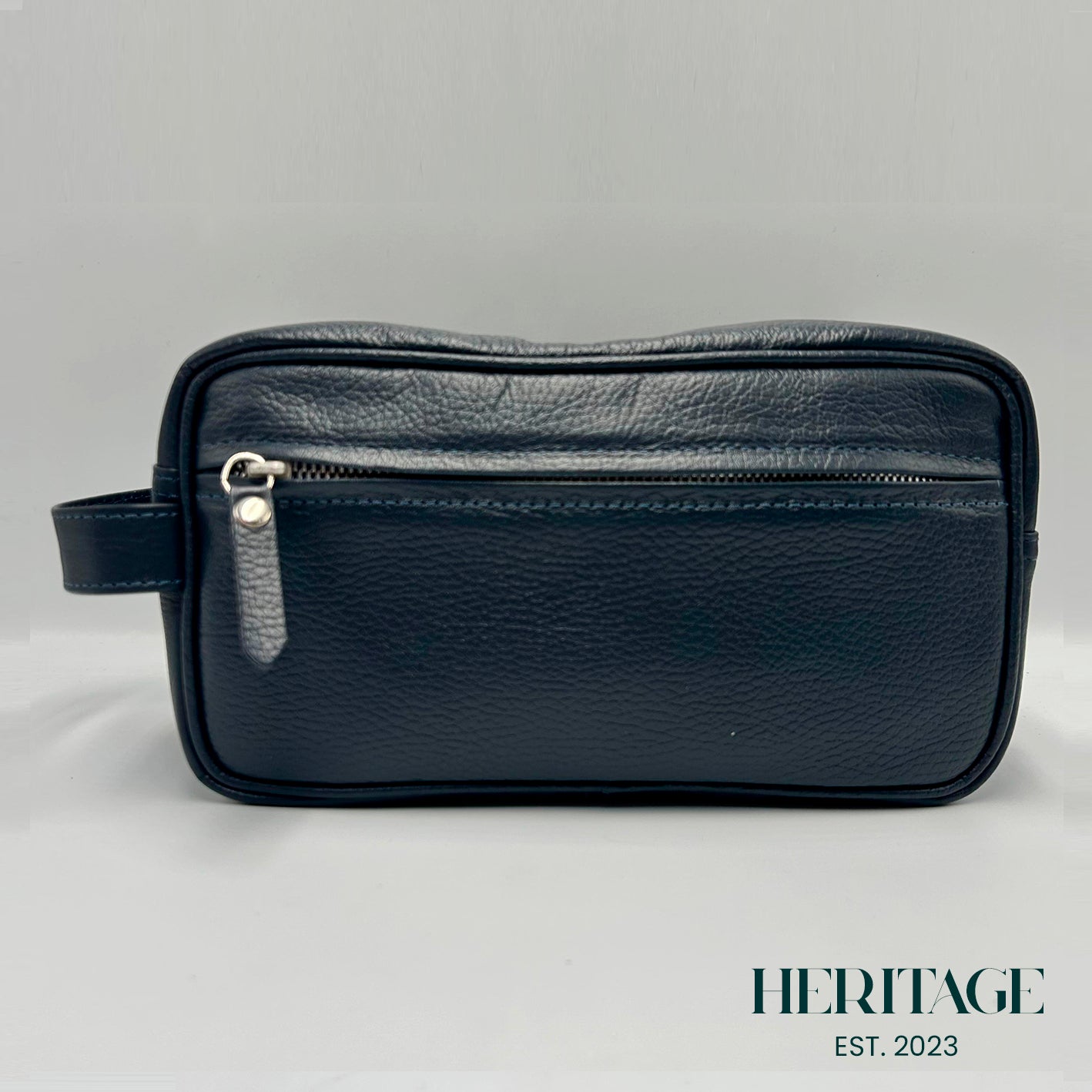 Neceser Monaco Cuero Granulado Negro Heritage