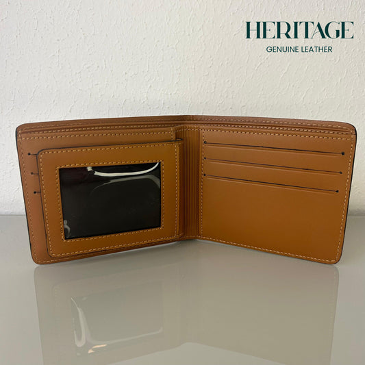 Billetera Bifold Madrid C/V Cuero Liso Whiskey Heritage