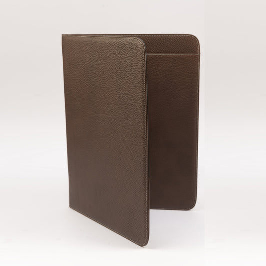 Folder Oficio Cuero Granulado Café Heritage