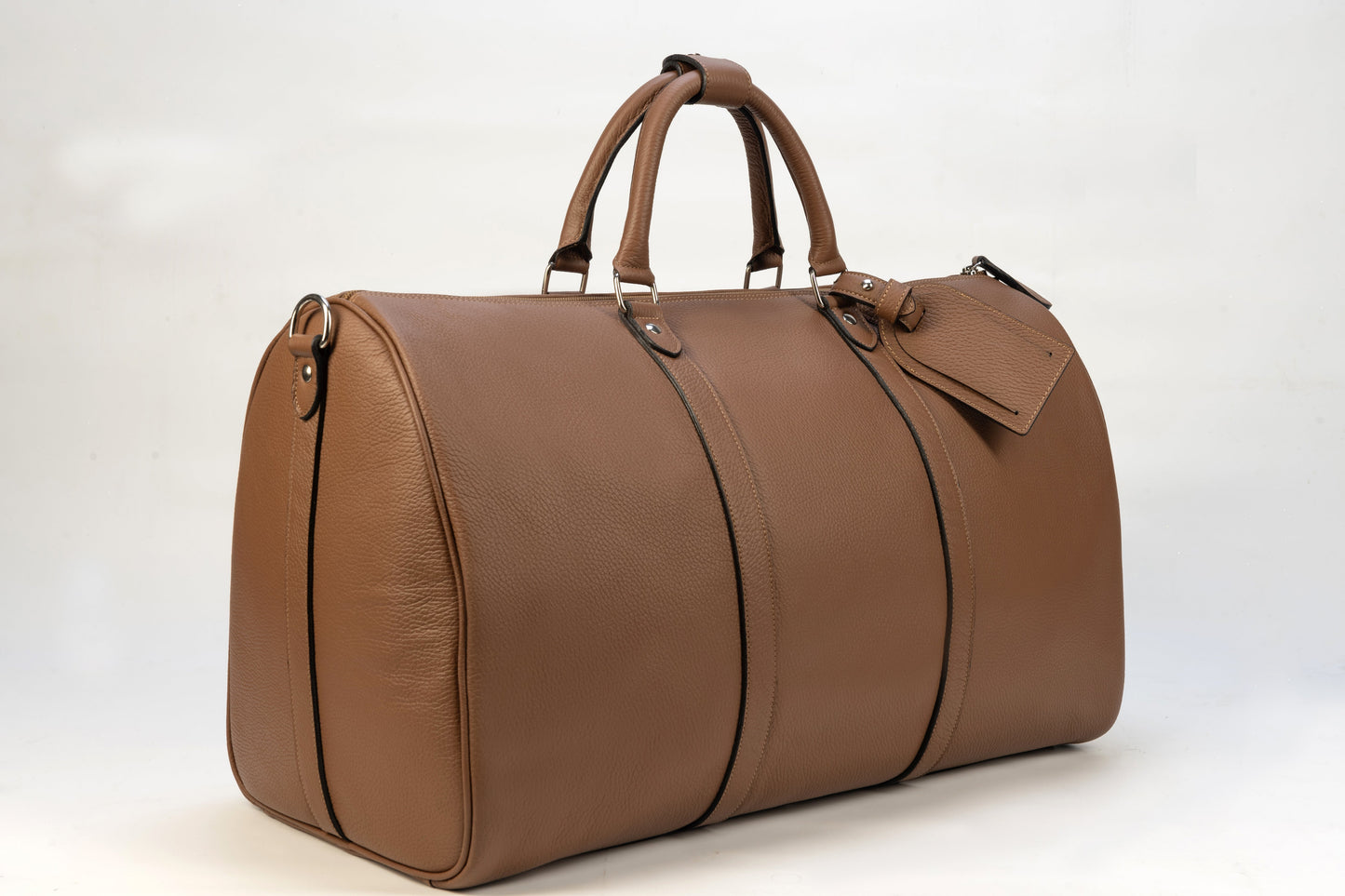 Weekender Bag en Cuero Granulado Whiskey Heritage