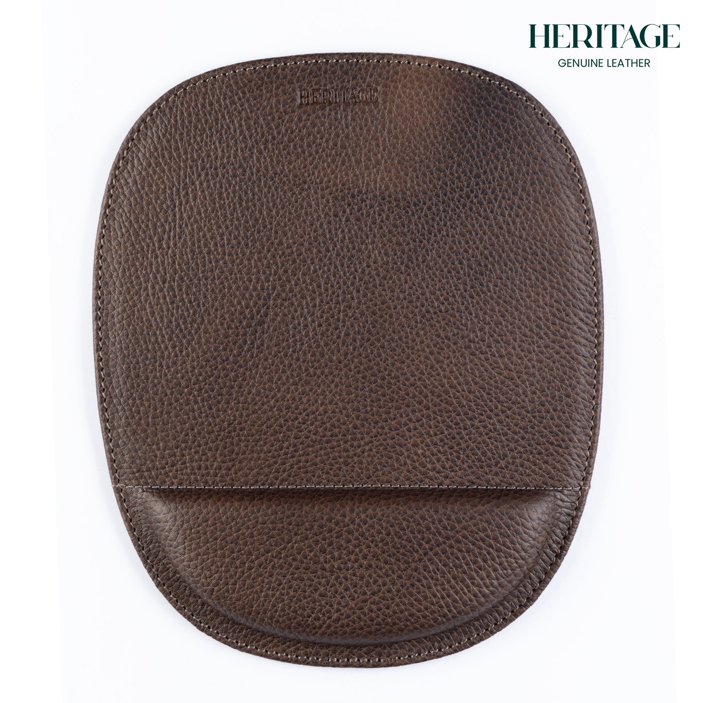 Mousepad  Cuero en Granulado Café Heritage